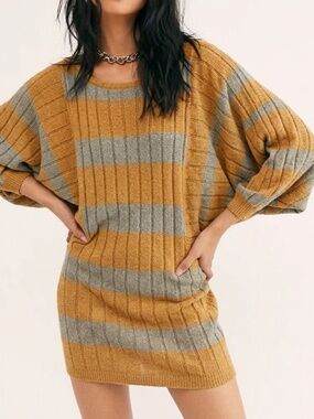 FREE PEOPLE BEACH BEACH OVERSIZED SWEATER DRESS